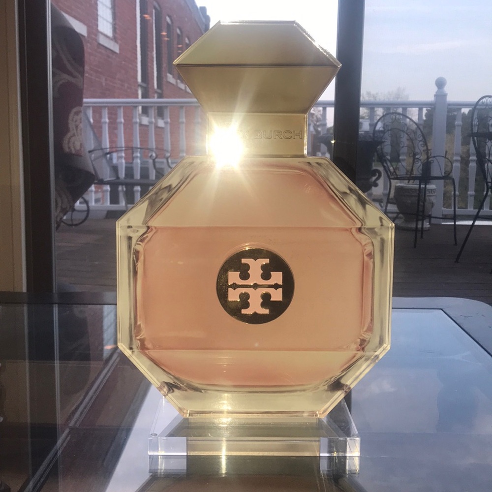 Tory Burch plexiglass display